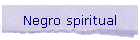 Negro spiritual